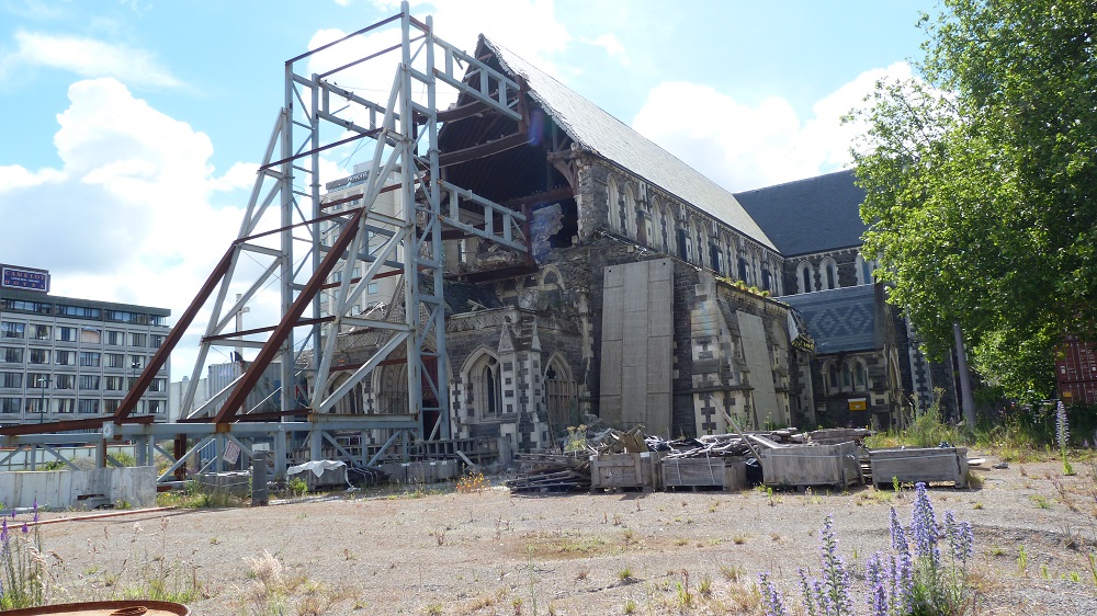 La cathédrale de Christchurch