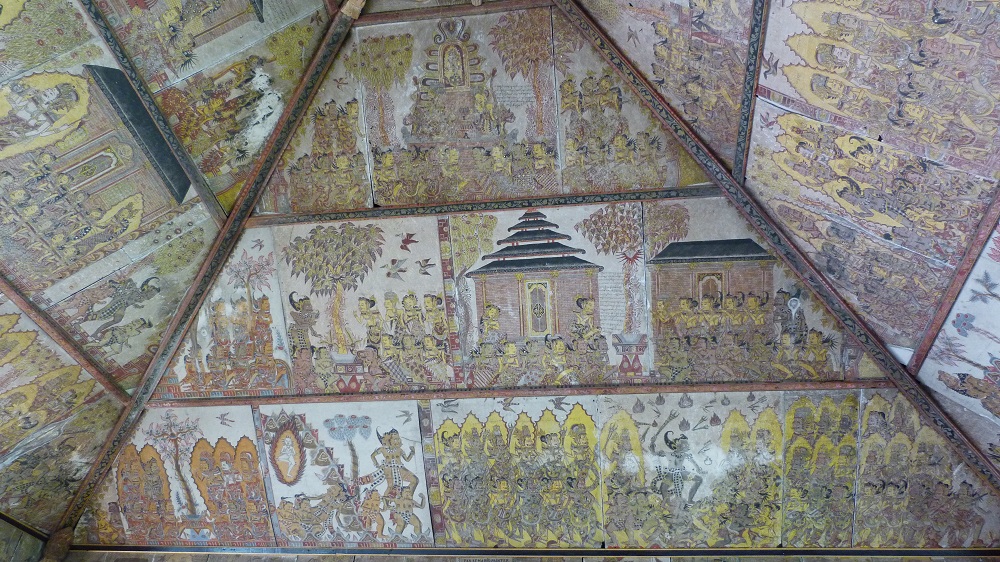 Les fresques du palais de justice de Klungkung