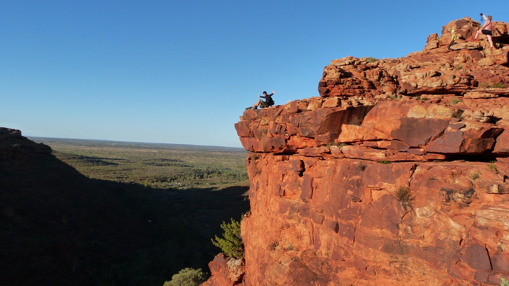 Sur les hauteurs du King's Canyon