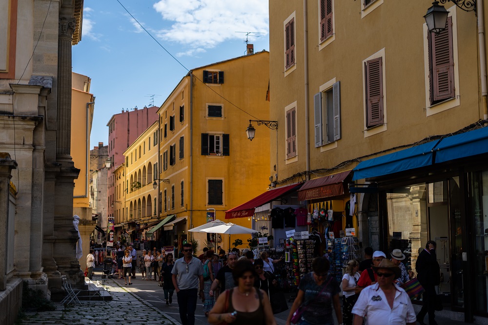 Les rues d'Ajaccio