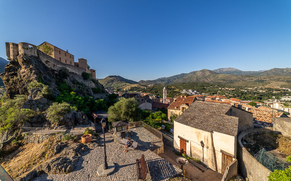 Corte depuis le belvédère