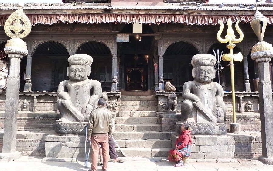 Entrée temple nepal bahktapur