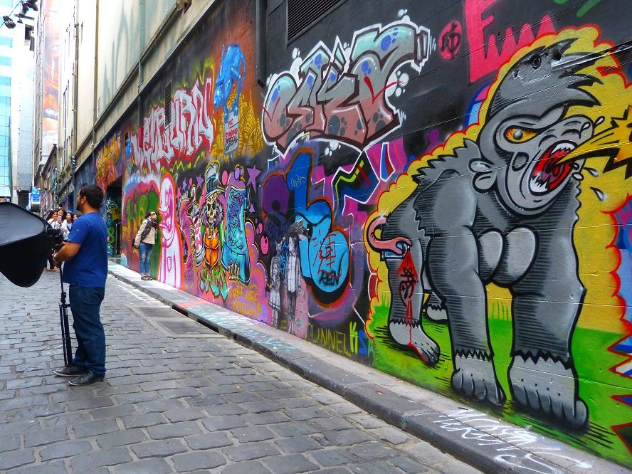 Melbourne street art peinture
