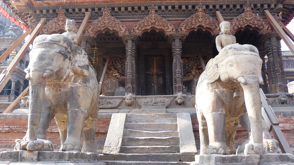 Elephants patan nepal durbar square