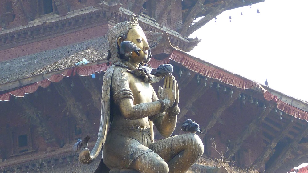 Garuda durbar square patan nepal