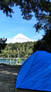 Osorno camping tente petrohue