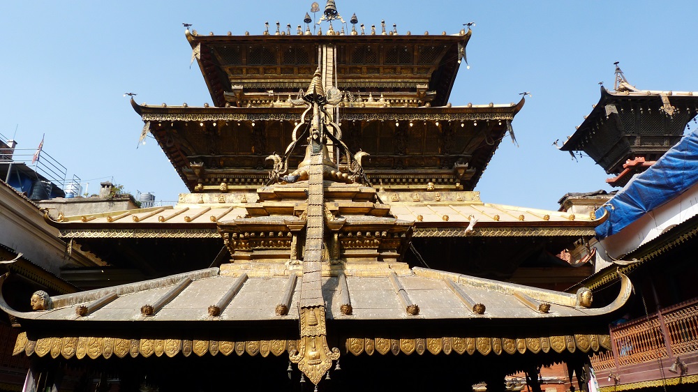 Patan nepal temple or Golden