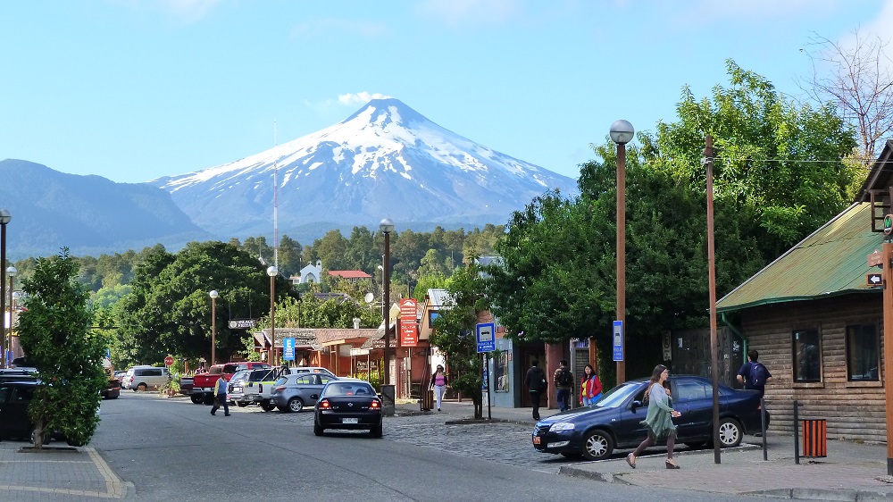 Pucon chili volcan villarrica