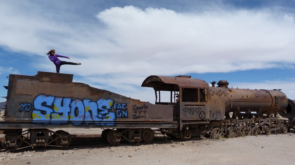 Uyuni bolivie train cimetière