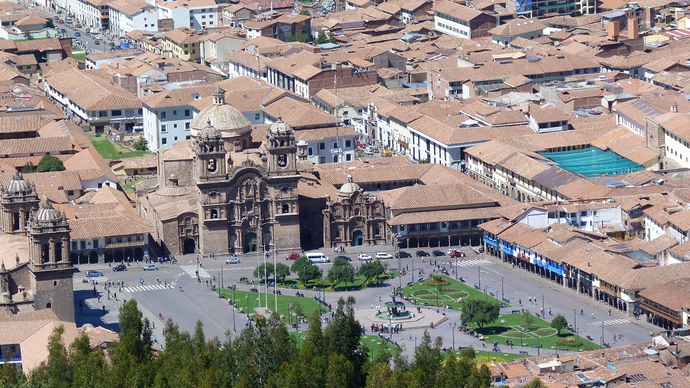 cuzco perou plaza di armas