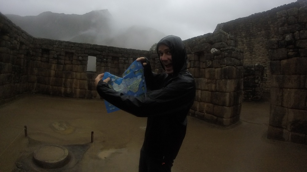 Machu picchu carte pluie