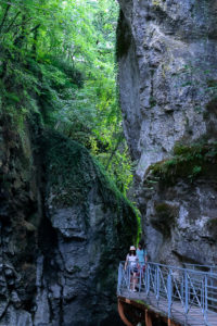 Annecy gorges du fier passerelle