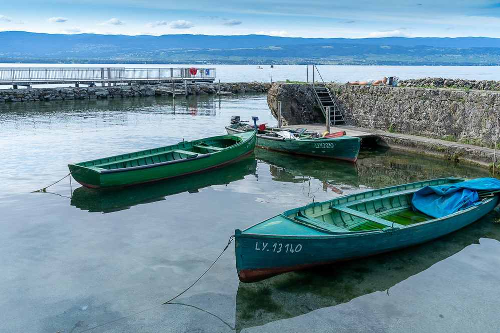 Rovoree lac leman barques